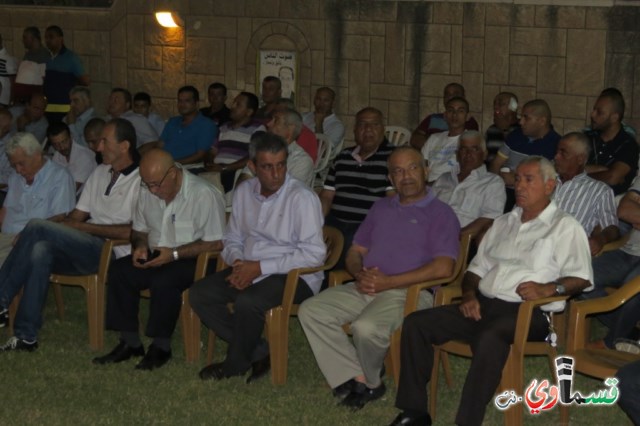 عقد راية الصلح بين عائلتي حاج يحيى وناشف من الطيبة في منزل النائب د.الطيبي على إثر مقتل طفلة